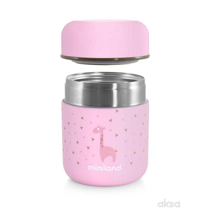 Miniland termos za hranu mini roze, 280ml