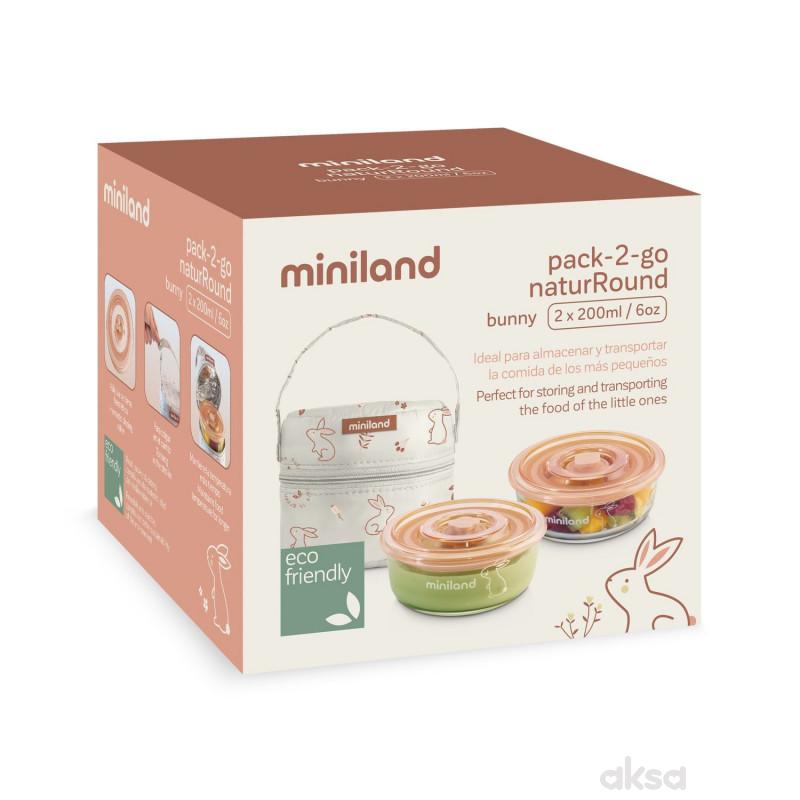 Miniland set stak posuda 2 kom u termo torbi Zeka