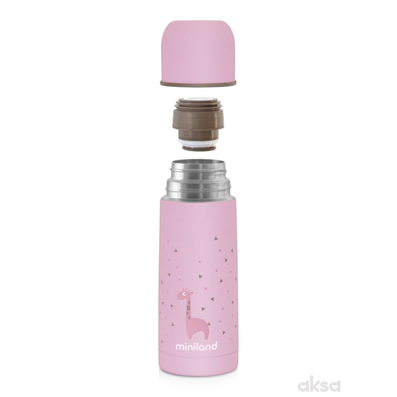 Miniland termos boca roze, 350ml