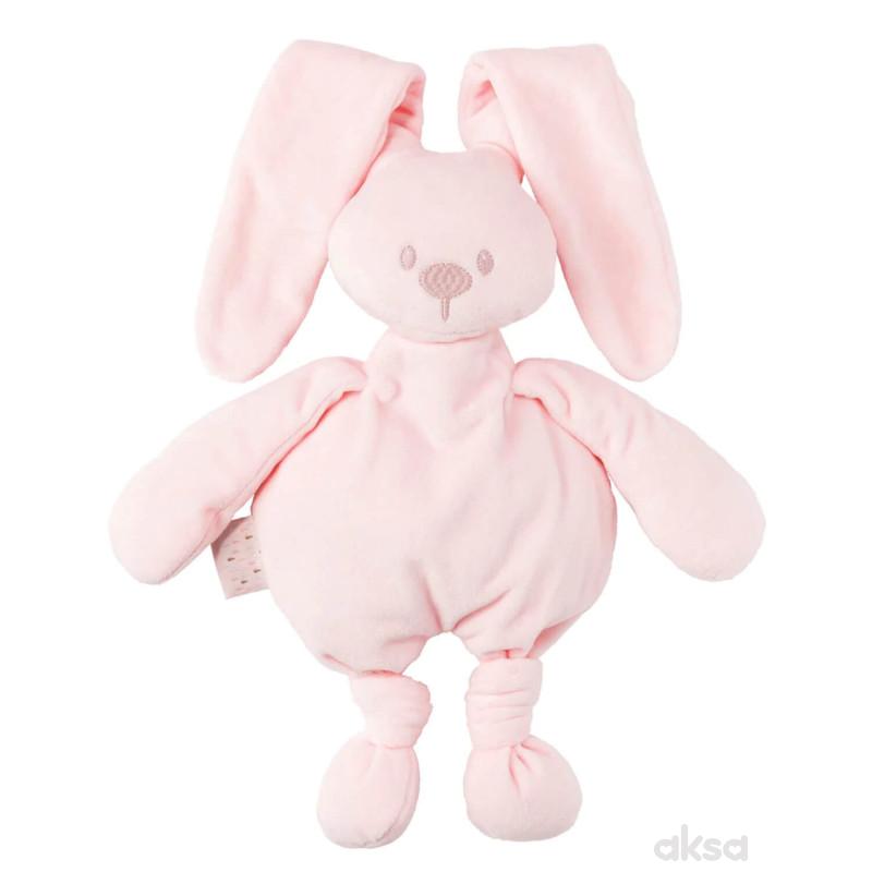 Nattou plišani zeka Lapidou Cuddly pink