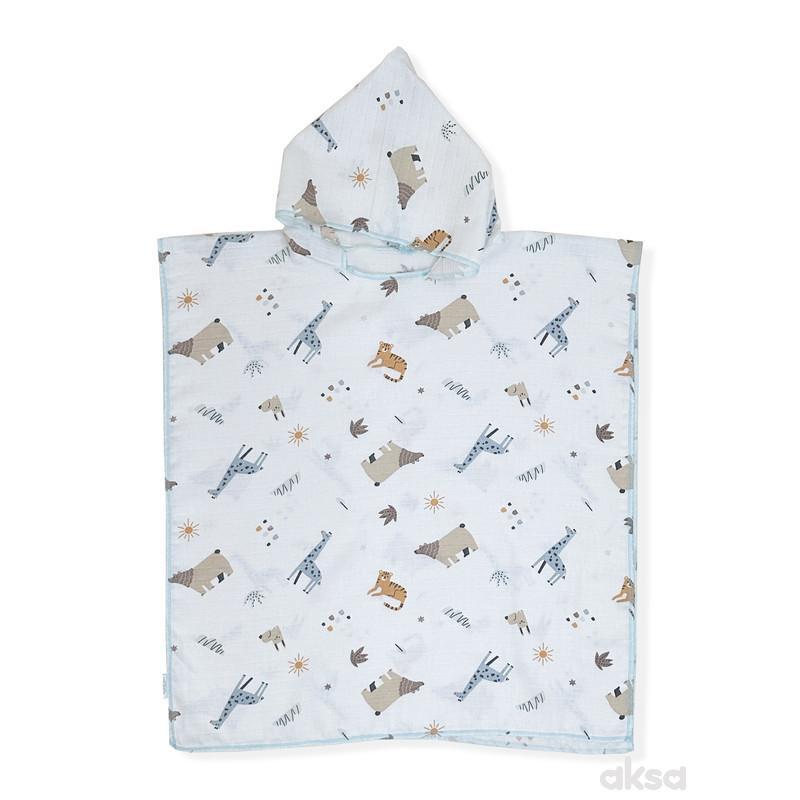 Baby textil pončo za plažu, dečaci