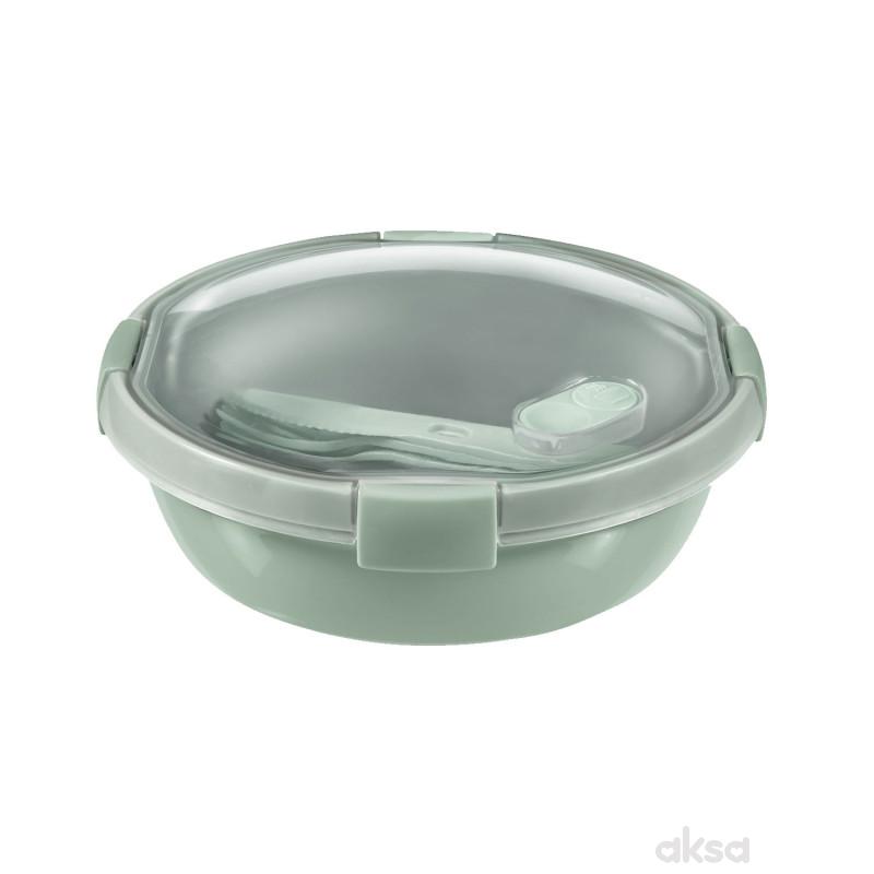 Curver kutija za hranu okrugla, pastel zelena, 1L