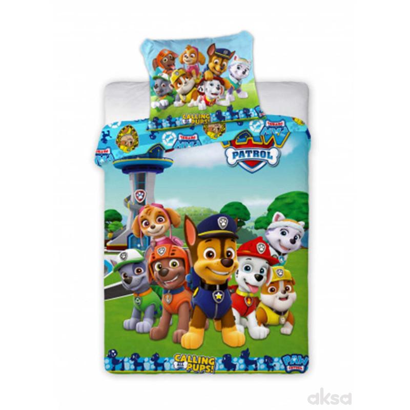 Faro posteljina 2/1 Paw Patrol, 100x135cm, dečaci