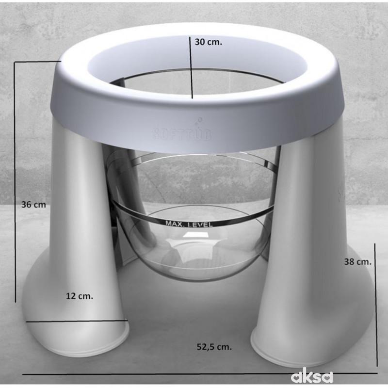 Softtub kadica, bela 