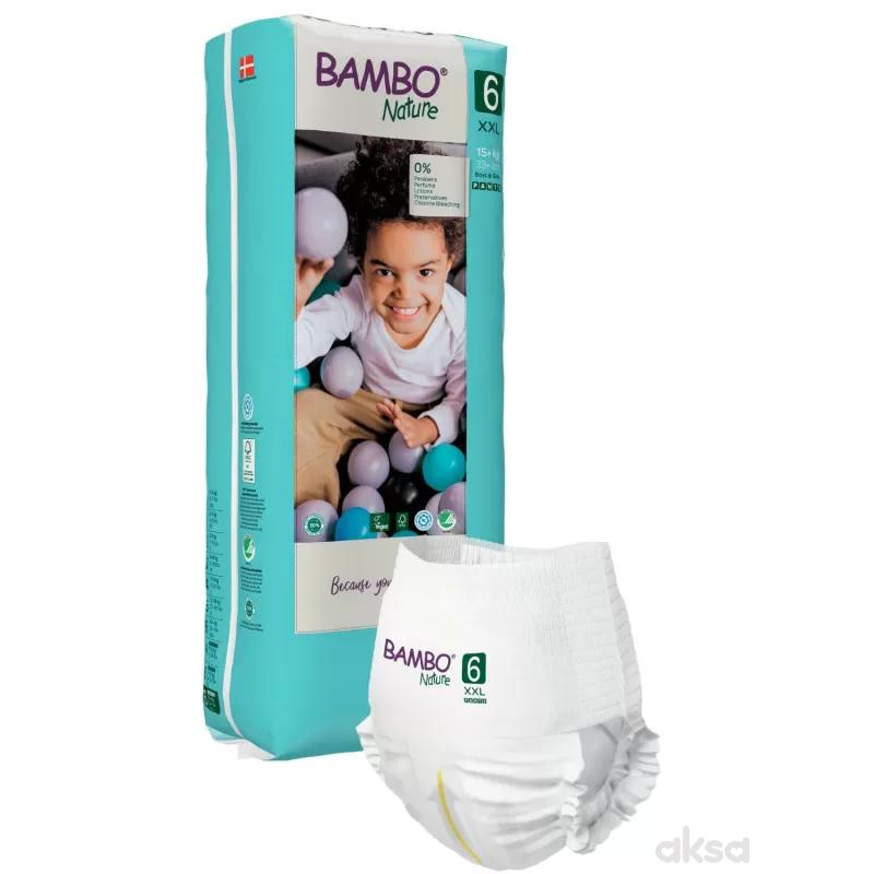 Bambo Nature pants pelene 6, 15+kg  38 kom 