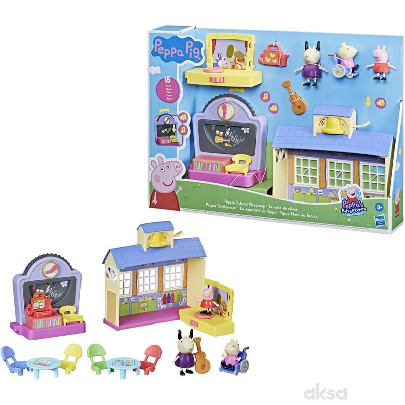 Peppa Pig school group playset 