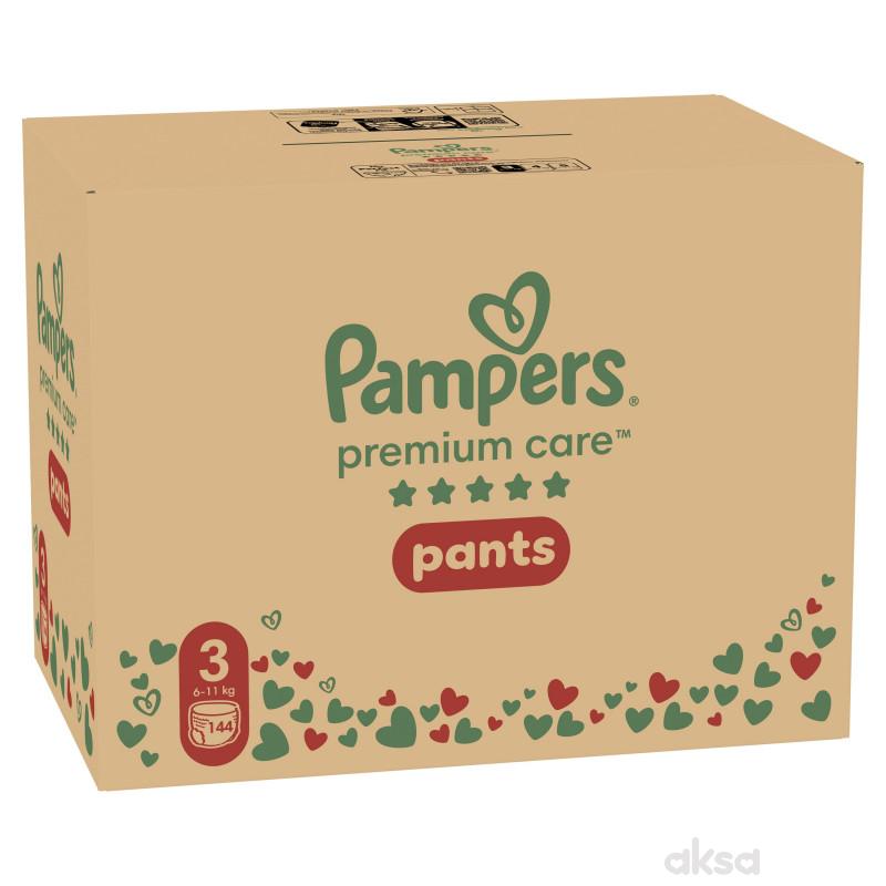 Pampers pants pelene monthly 3 prem.6-11kg 144kom