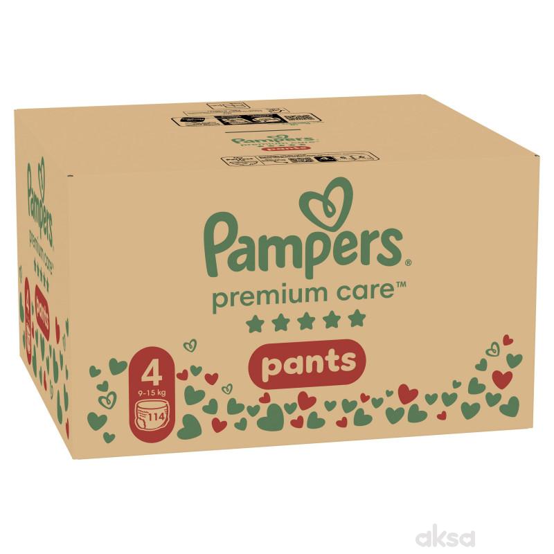 Pampers pants pelene monthly 4 prem. 9-15kg 114kom