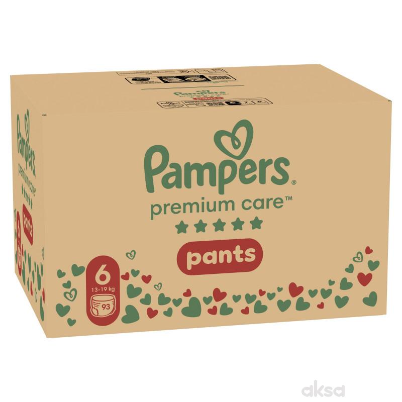 Pampers pants pelene monthly 6 prem. 13-19kg 93kom