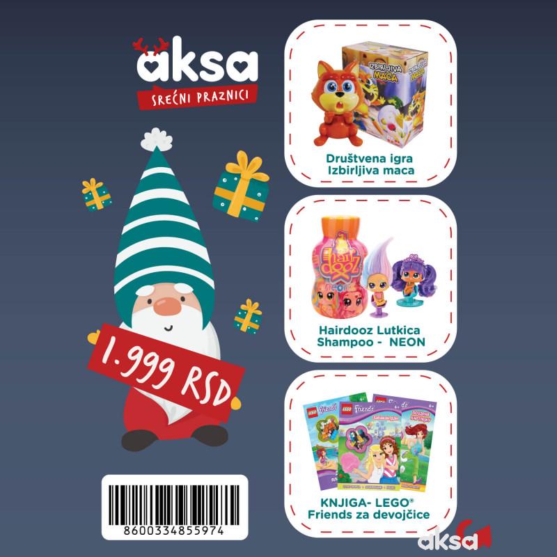 Novogodišnji paketići za devojčice 3.god +