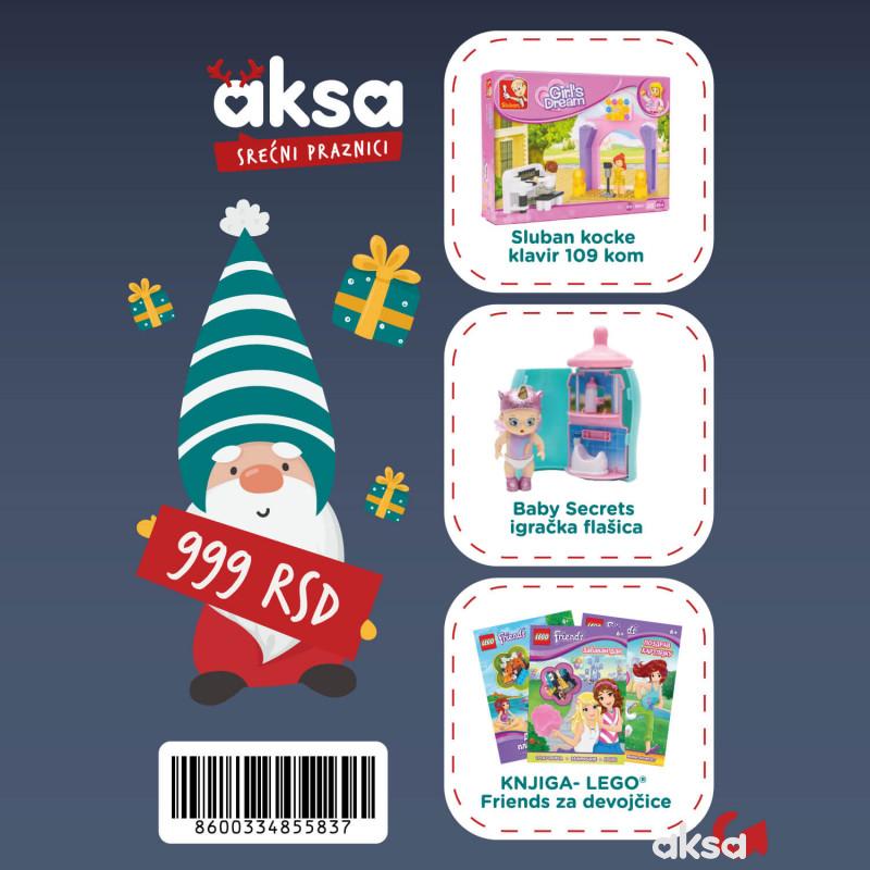 Novogodišnji paketići za devojčice 3.god + 