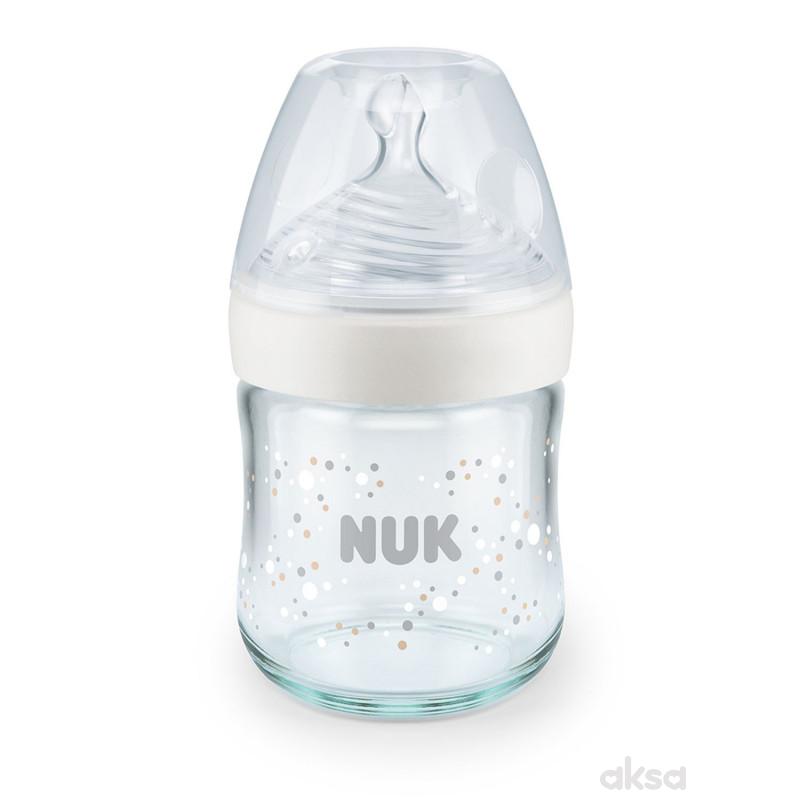 Nuk NS staklena flašica sa term ind 120ml, S