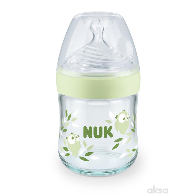 Nuk NS staklena flašica sa term ind 120ml, S 