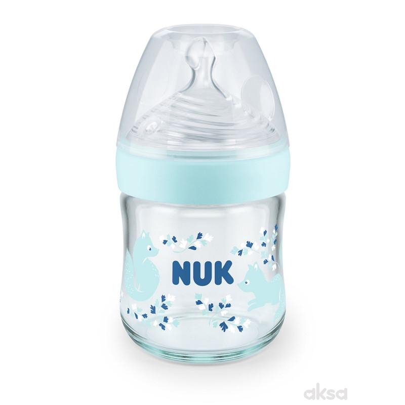 Nuk NS staklena flašica sa term ind 120ml, S 