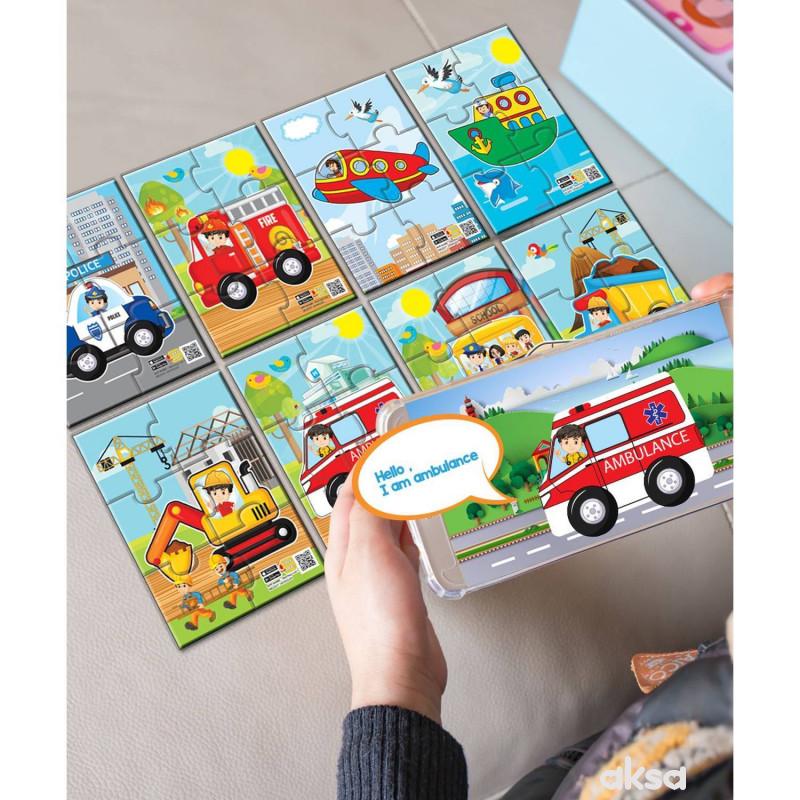 Moje prve puzzle 48el. - vozila