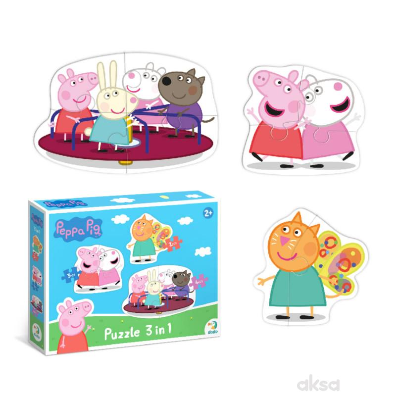 Dodo puzzle Peppa prase 3u1 339