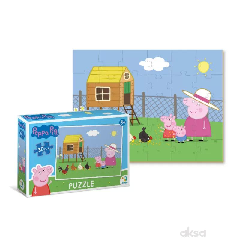 Dodo puzzle Peppa prase farma, 30 komada