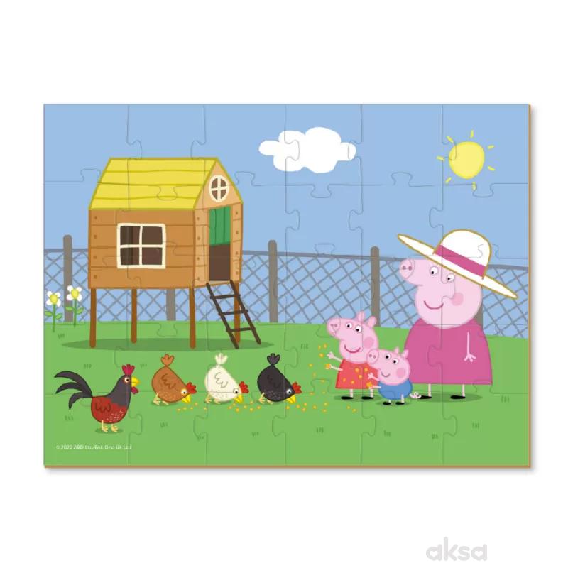 Dodo puzzle Peppa prase farma, 30 komada