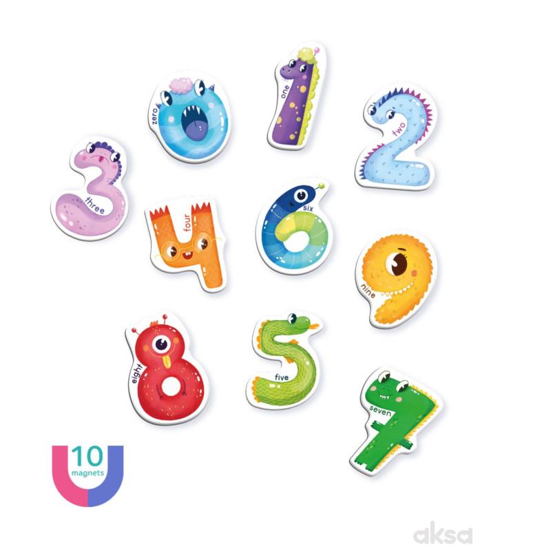 Dodo magnetne puzzle brojevi