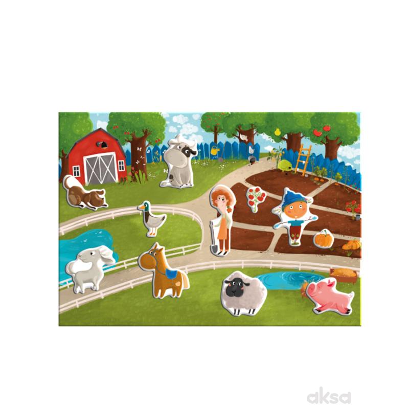 Dodo magnetne puzzle farma