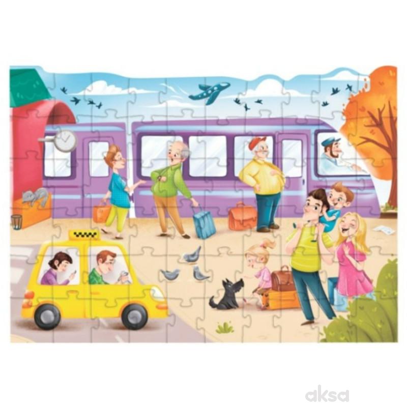 Dodo puzzle železnička stanica, 60 komada