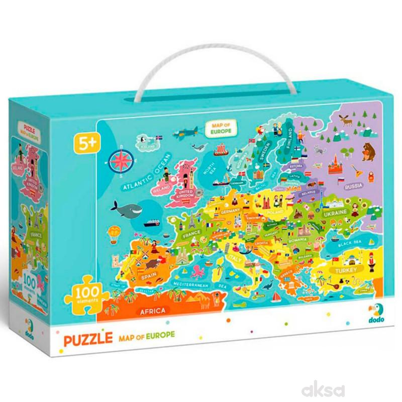 Dodo puzzle mapa Evrope 