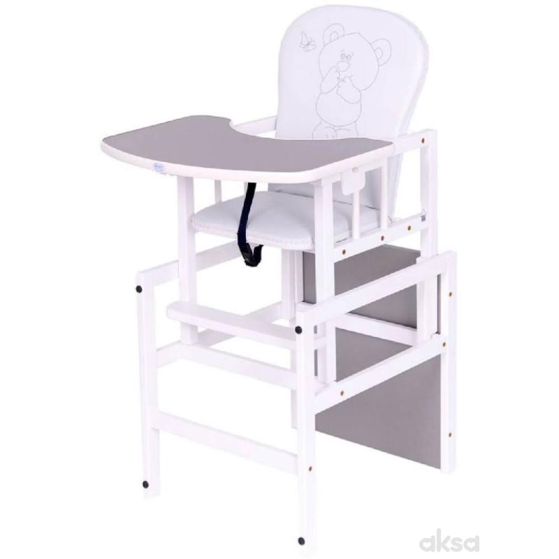 Drewex drvena hranilica Animals, White