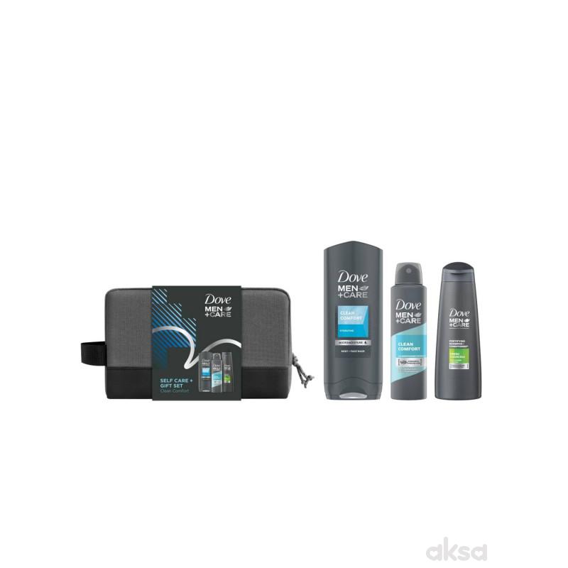 Dove kutija Clean Comfort (gel za tušir+šamp+deo)