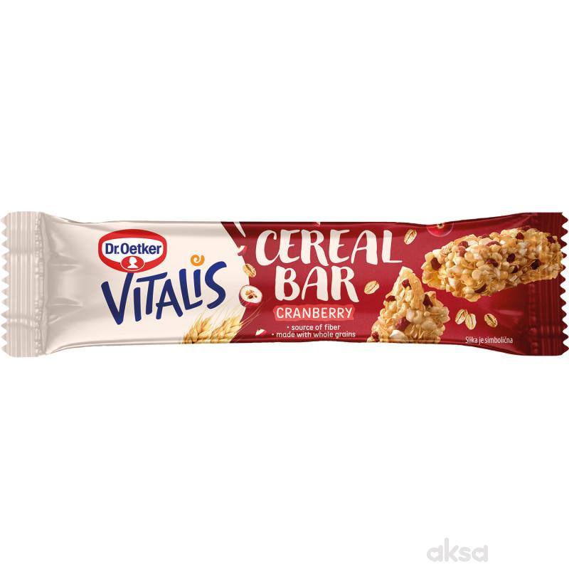 Dr.Oetker Vitalis Cereal bar brusnica, 35g