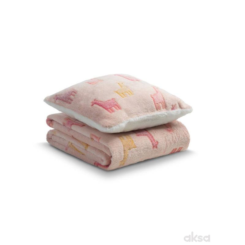 Dormeo set za decu Warm Hug 2022, roze