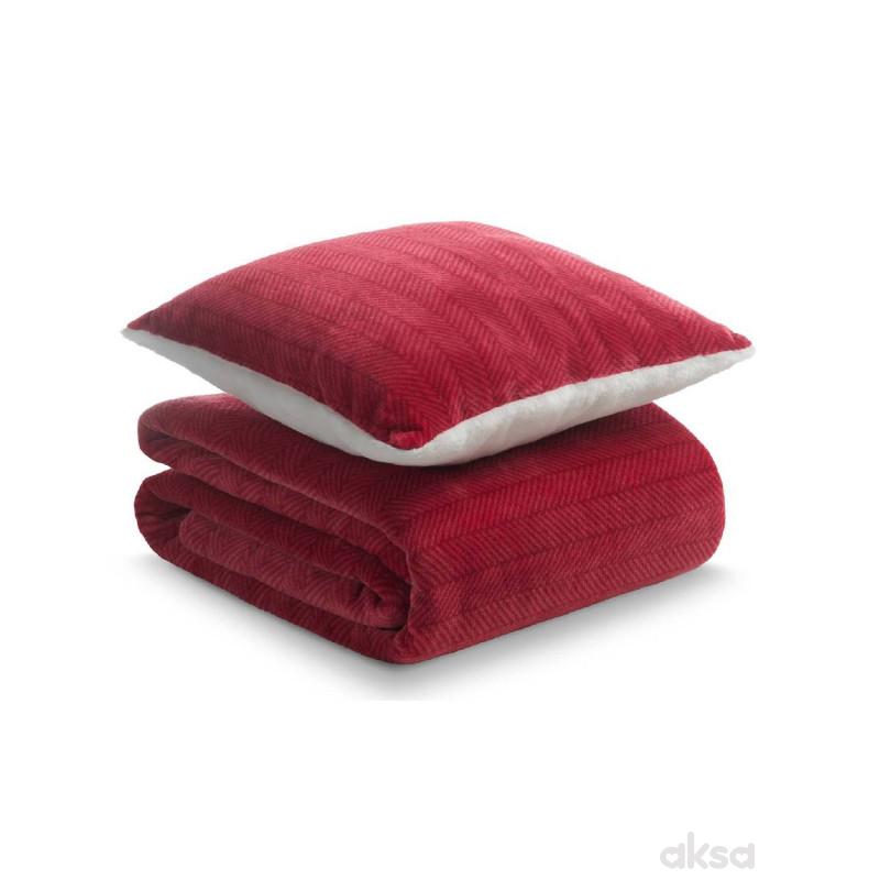 Dormeo set Warm Hug 2022, crvena