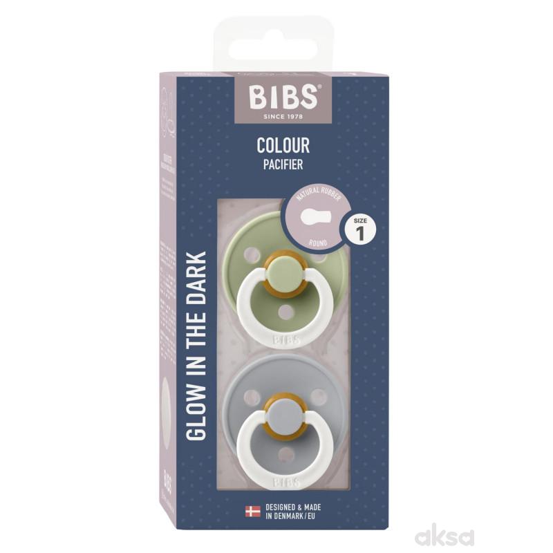 Bibs laža Sage night and Cloud night vel 1, 2 kom