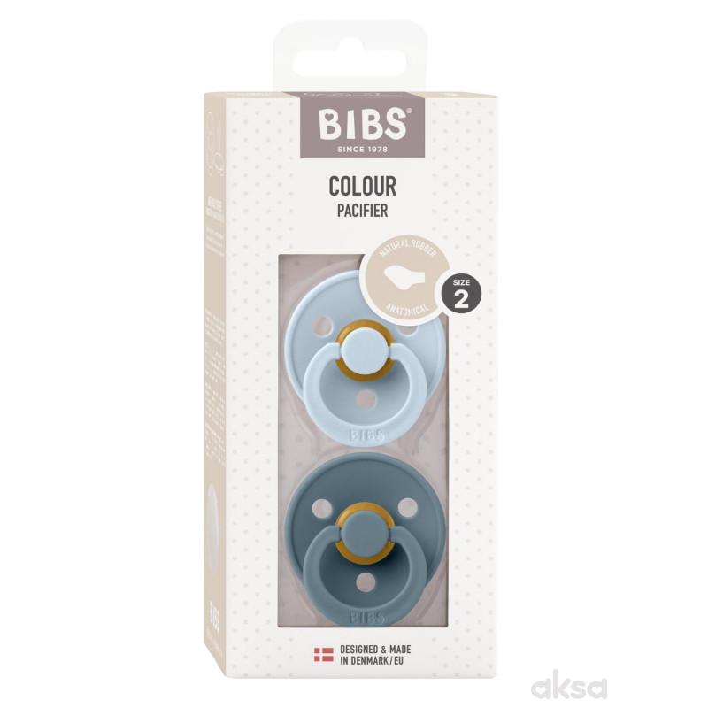 Bibs laža Anatomical Baby blue/Petrol vel 2, 2 kom