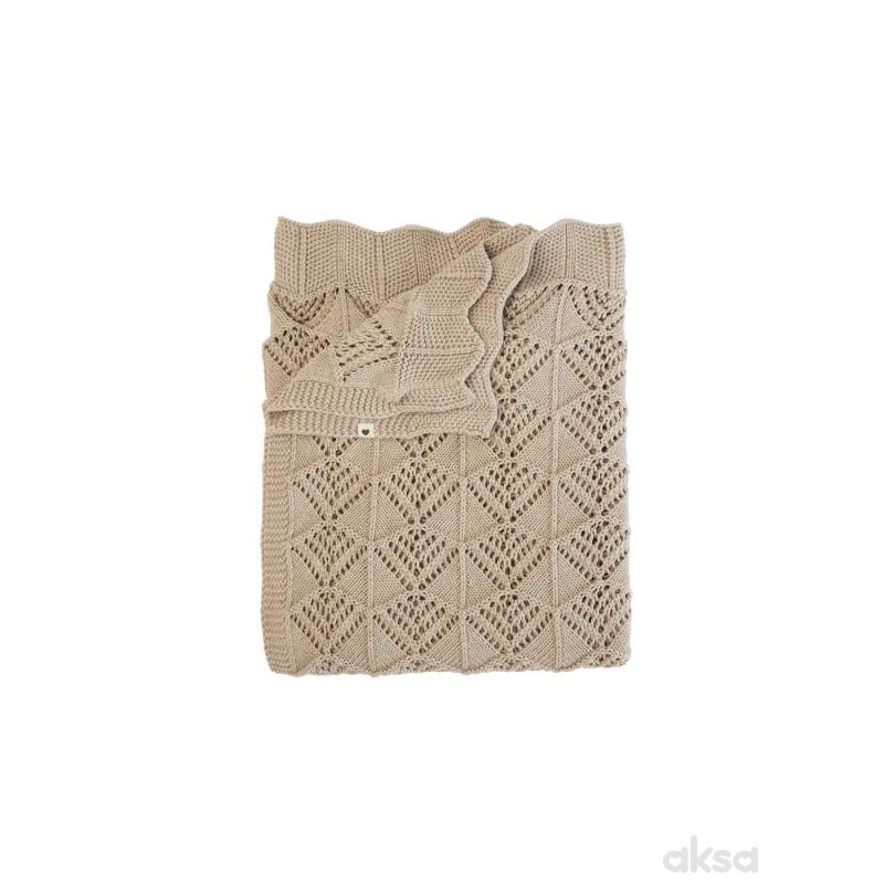 Bibs pleteno ćebe Wavy, Vanilla