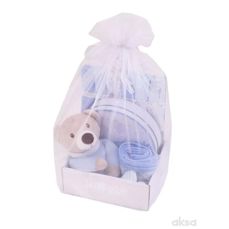 Jungle bebi set prvi otisak, plava