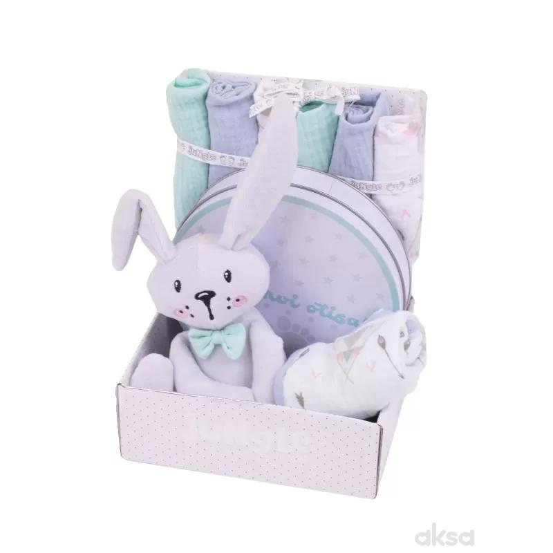 Jungle bebi set prvi otisak, mint