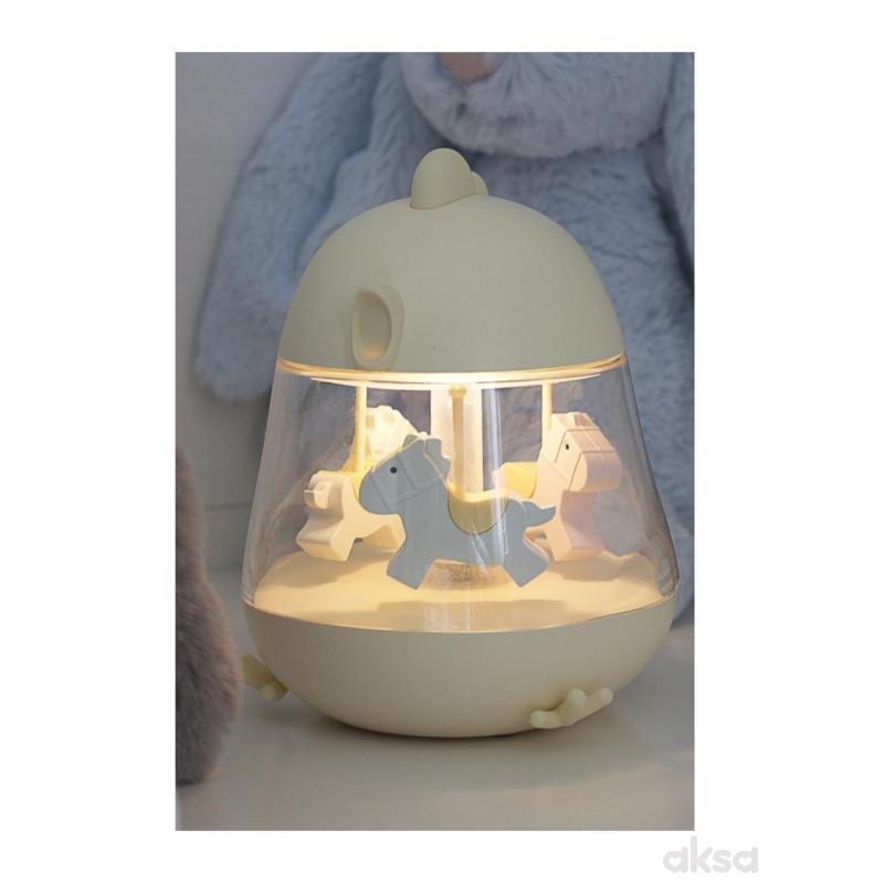 Rabbit n Friends lampa sa karuselom žuta. 