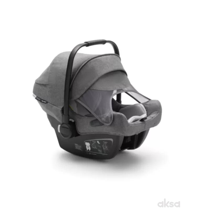 Bugaboo a-s (0-13kg) 0+ Nuna turtle air, sivo 