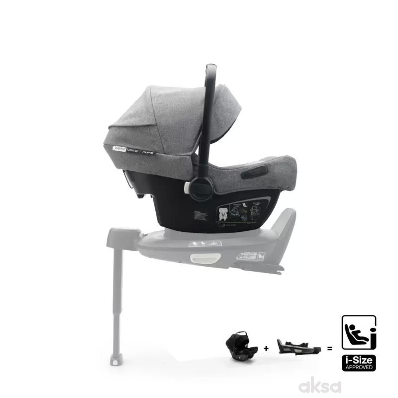 Bugaboo a-s (0-13kg) 0+ Nuna turtle air, sivo 