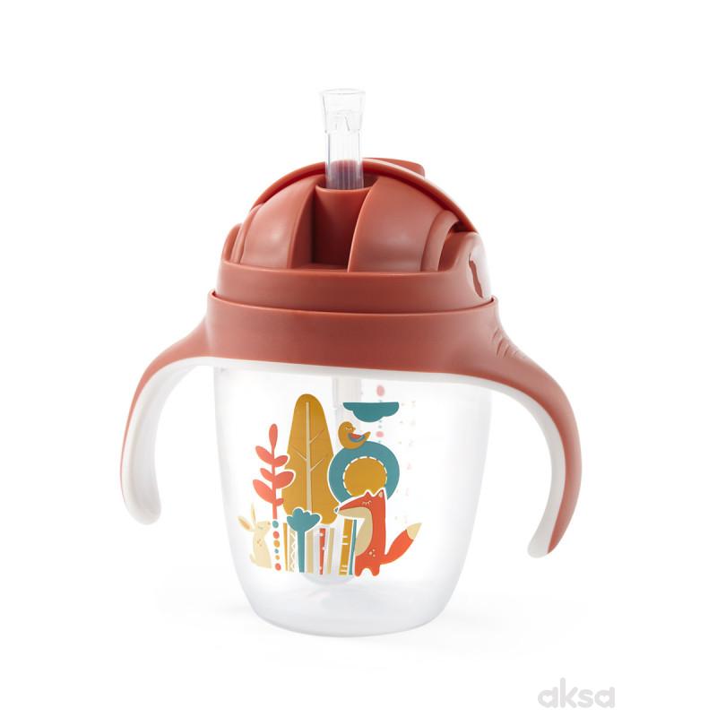 Babyono no spill šolja sa slamčicom 240ml 