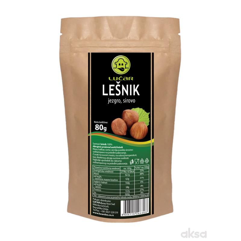 Lučar lešnik jezgro sirovi 80g 