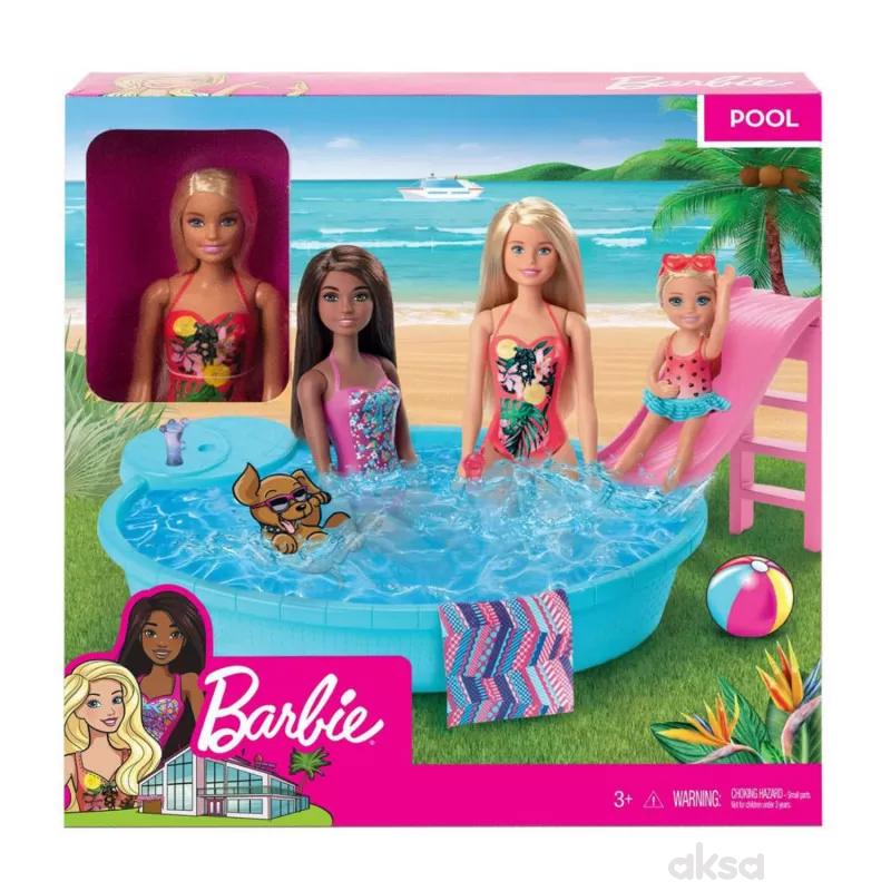 Barbie lutka sa bazenom 