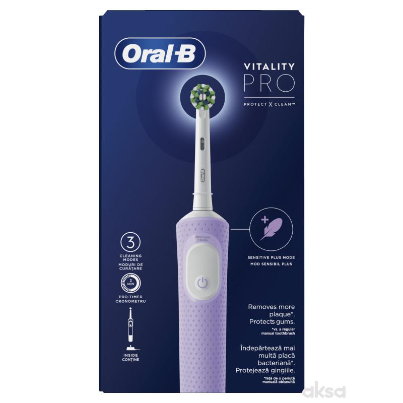 Oral B elektricna cet. za zube Vitality Pro Lillac 