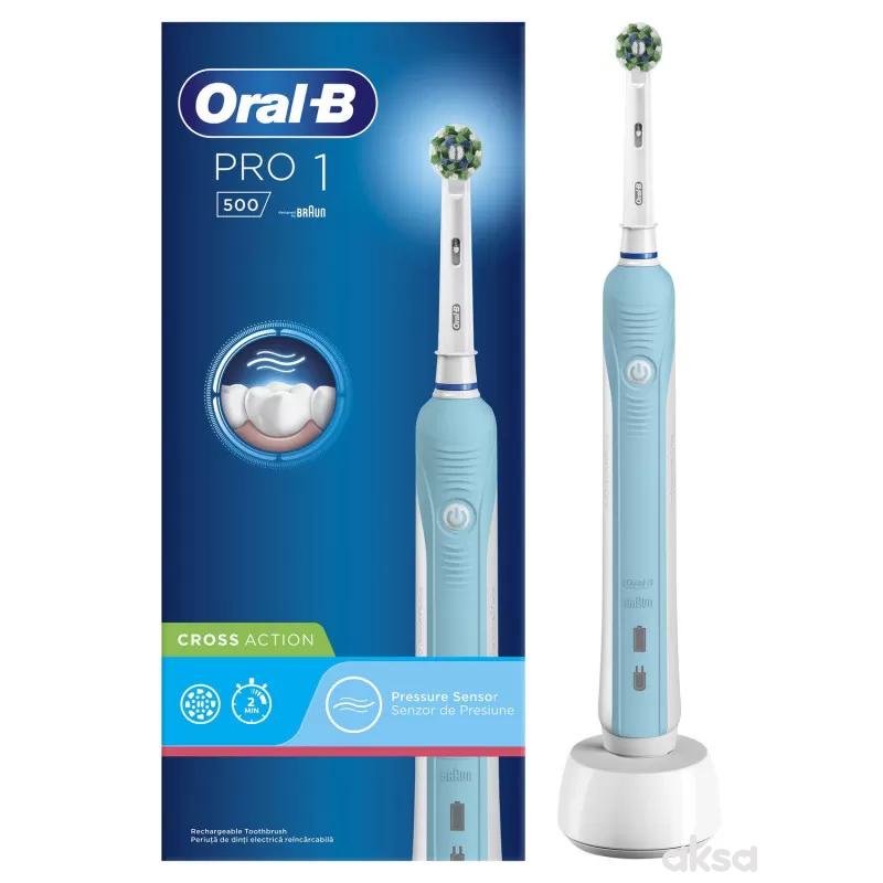 Oral B elektricna cet. za zube Pro 1 Blue