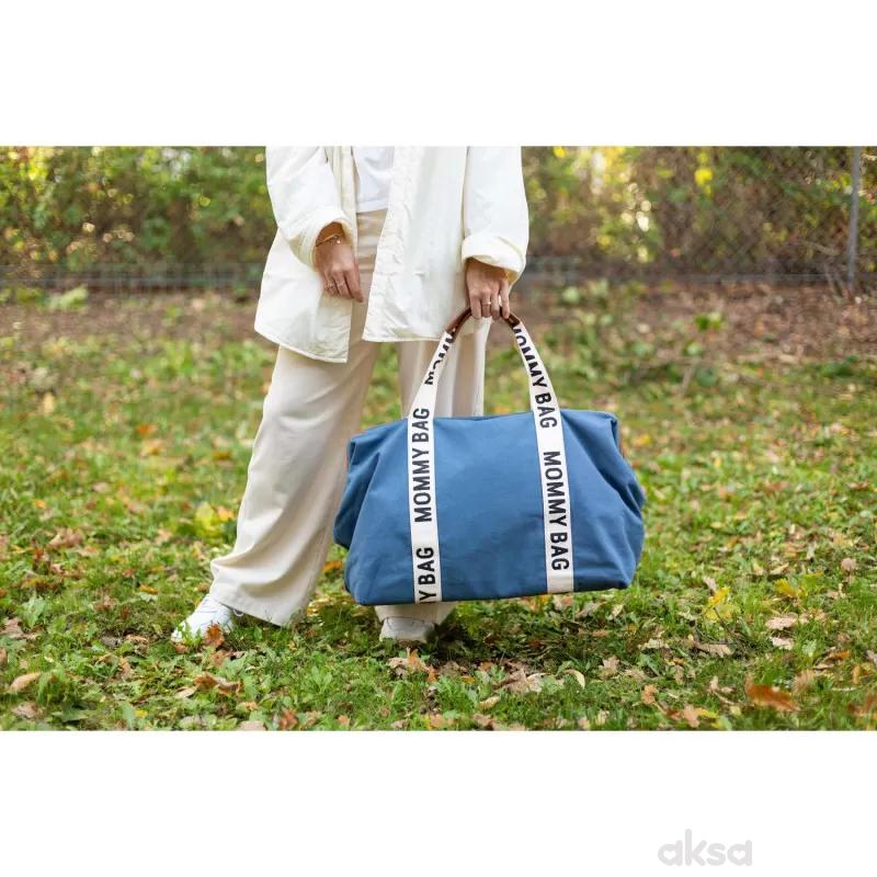 Child home Mommy Bag Signature, ručna torba indigo