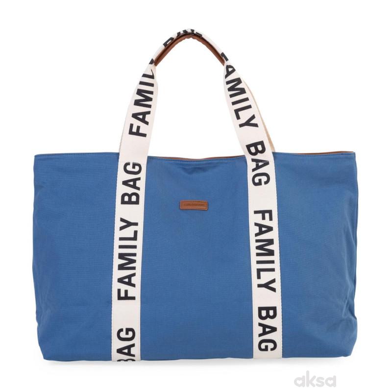 Child home Family Bag Signature, torba indigo