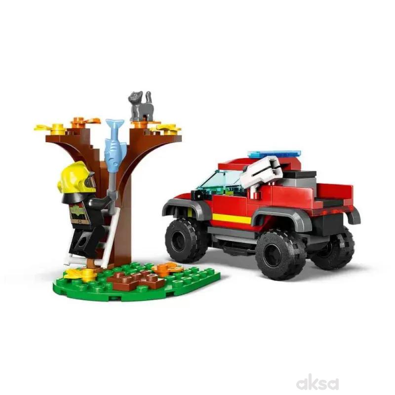 Lego City 4X4 Fire Truck Rescue