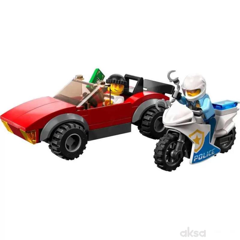 Lego City Police Bike Car Chase 