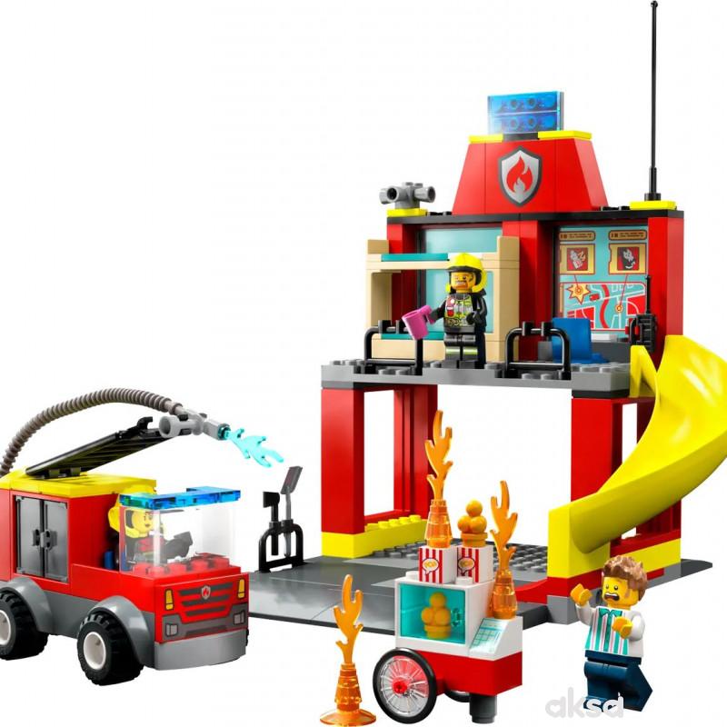 Lego City Fire Station And Fire Truck