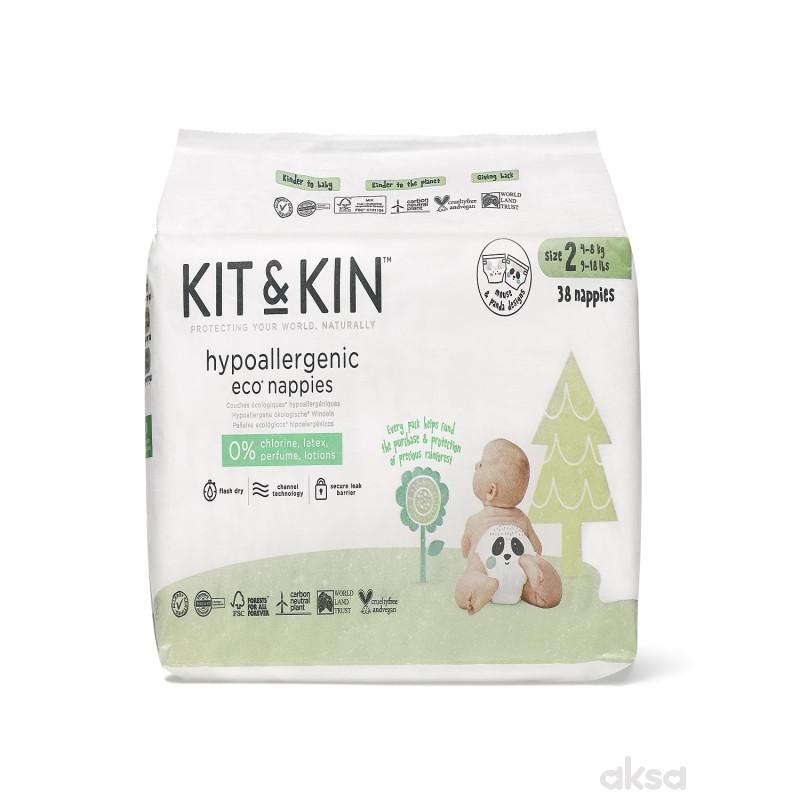 Kit & Kin pelene veličina 2  4-8 kg (38 pack) 
